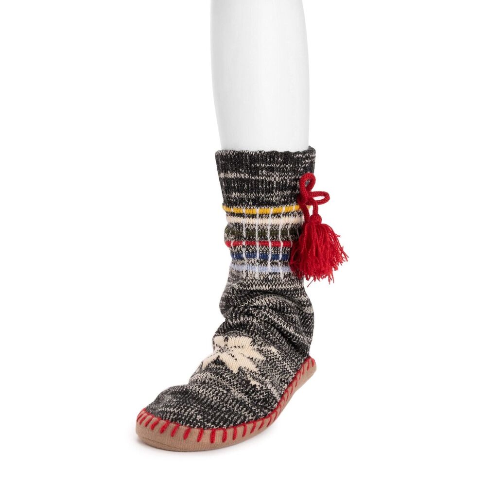 MUK LUKS 50th Anniversary Kids Slipper Socks - Small (8-10)
